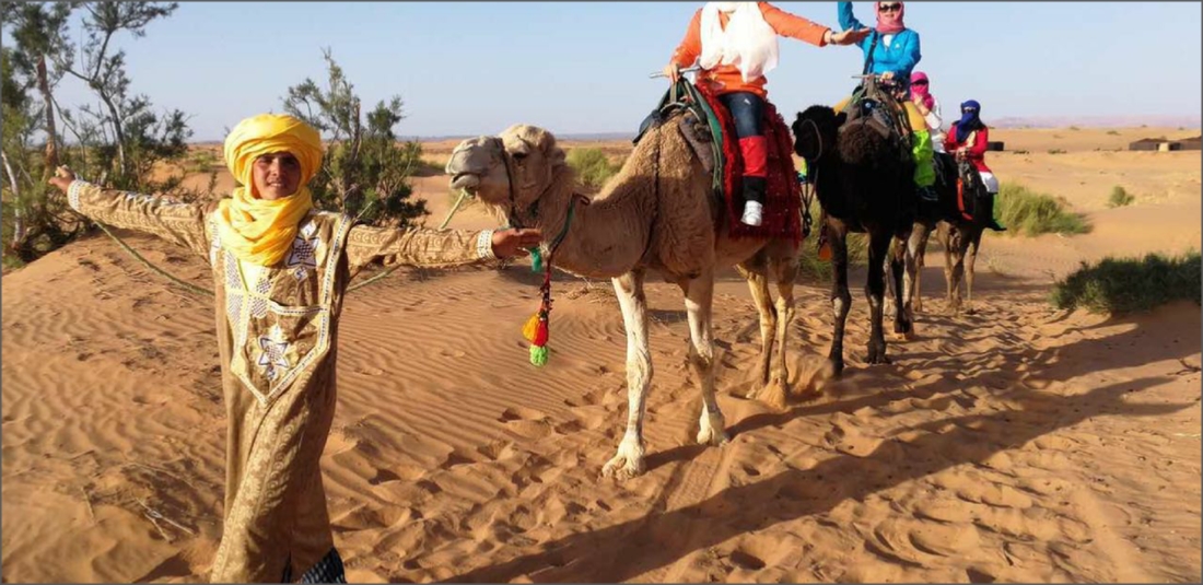 Guided Camel Trek in Merzouga - 1 Night Desert Camp with Dinner