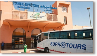 How to reach merzouga by bus from Marrakech?