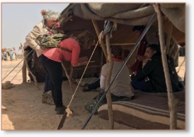 RESTAURANT IN TAFOUYTE LUXURY CAMP IN MERZOUGA